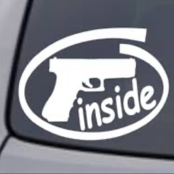 Other - $3 INSIDE WINDOW STICKER IN BLACK. NEW. $3 if bundled
